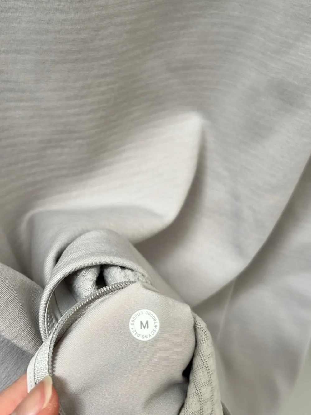 Men’s Lululemon GridLiner Fleece Hoodie | Size M Heathered Dove Grey - Picture 9 of 9